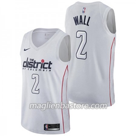 Maglia NBA Washington Wizards John Wall 2 Nike City Edition Swingman - Uomo